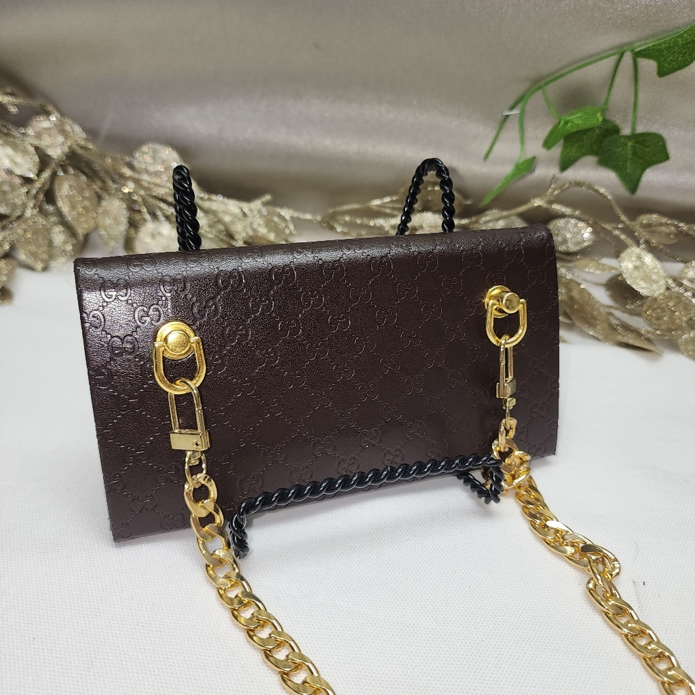 Authentic Gucci Sunglass Case Upcycled Crossbody Pouch - Picture 8 of 16